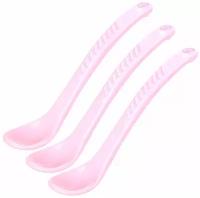 Ложки для кормления Twistshake (Feeding Spoon) в наборе из 3 шт. Пастельный розовый (Pastel Pink). Возраст 4+m. Арт. 78179