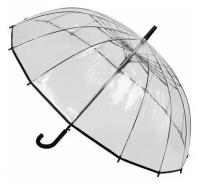 Зонт автоматический Angel, мужской, зонт трость, женский, зонтик, защитой от ветра, светоотражающей, черный-прозрачный