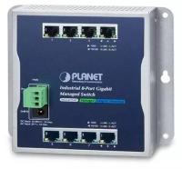 Индустриальный коммутатор PLANET WGS-4215-8T 8-Port 1000TP