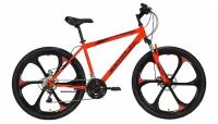 Велосипед Black One Onix 26 D FW (2022) красный/черный/красный 20"