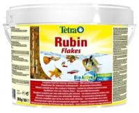 Корм для усиления насыщенности окраса рыб Tetra Rubin Flakes 10 литров хлопья