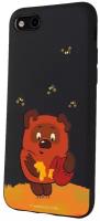 Силиконовый чехол Mcover для Apple iPhone 7 Союзмультфильм Винни-Пух: Медвежонок и мед