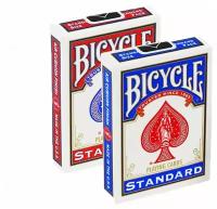 Карты "Bicycle Blank Card Both Sides red/blue"