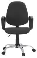 Кресло офисное EASY CHAIR 222 PC ткань серая ТК3, Silver