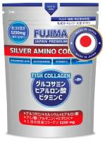 Гидролизованный морской коллаген FUJIMA Amino Collagen с гиалуроновой кислотой и аргинином + коэнзим Q10 + глюкозамин 210гр