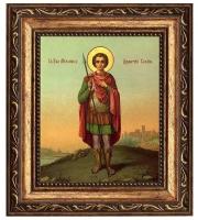 Димитрий Солунский Святой великомученик. Икона на холсте