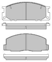 Колодки дисковые Allied Nippon ADB0589