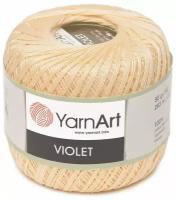 Пряжа YarnArt Violet бледный персик (5303), 100%мерсеризованный хлопок, 282м, 50г, 1шт