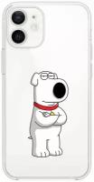 Чехол силиконовый для iPhone 11 "Брайан Гриффин / Brian Griffin" с усиленным бортом для защиты камер