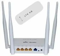 Комплект интернета роутер ZBT 1626 + Wi-Fi 4G (LTE) USB модем