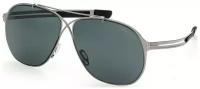 Солнцезащитные очки Tom Ford, черный, серебряный