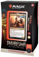 Дополнение для настольной игры MTG: Колода Commander Deck Rebellion Rising издания Phyrexia: All Will Be One на английском языке