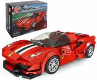 Развивающий конструктор Mould King 27006 Ferrari 488 GTB - 329 деталей, подарок для мальчиков