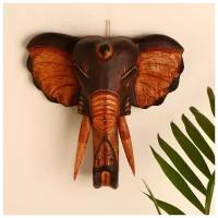 Настенный сувенир 'Тёмная голова слона'