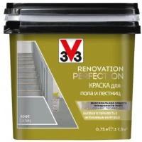 V33 краска для пола И лестниц RENOVATION PERFECTION 0,75л Камень