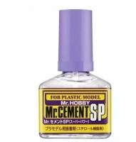 MC-131 Mr.Hobby Mr. Cement SP Клей для пластиковых моделей, с кисточкой, 40 мл
