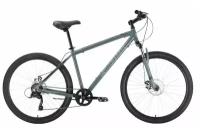 Велосипед STARK Respect 26.1 D Microshift-18"-21г. (серый-черный)
