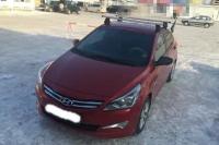 Багажник YZ-2-1438 Hyundai Solaris рестайлинг 2014, хэтчбек 5 дв., 1 поколение (06.2014 - 02.2017)