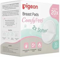 Pigeon Вкладыши для бюстгралтера Comfy Feel Breast Pads с алоэ N30