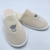 Тапки Yves Delorme Close Toe Ivory 43/44