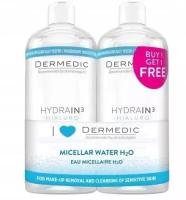 Dermedic Hydrain3 Hialuro Мицеллярная вода H2O 500 мл 2 шт