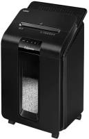 Fellowes Шредер AutoMax 100M FS-4629201 {(секр. P-4)/минирезка/100лист./23лтр./Уничт: скрепки, скобы, пл. карты, автореверс}