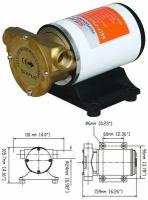 Помпа импеллерная, 30 л/мин, 24 В