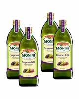 Масло Monini из Виноградных Косточек Grapeseed Oil 1 л.- 4 шт