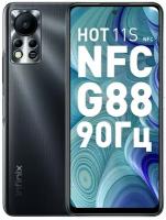 Смартфон Infinix HOT 11S NFC 6/128 ГБ, черный