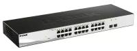 Коммутатор D-Link DGS-1210-26/FL DGS-1210-26/FL1A 24G 2SFP управляемый