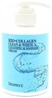 Массажный крем для лица и тела с коллагеном Deoproce (Деопрос) White Cleansing Massage Cream Collagen, 430 мл
