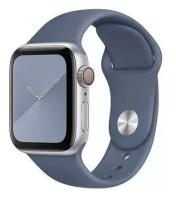 Спортивный ремешок Gurdini (силиконовый) Apple Watch 38mm/40mm Alaskan Blue