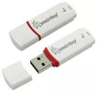 Smart Buy Память Smart Buy Crown 4GB, USB 2.0 Flash Drive, белый, 2 шт