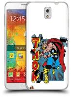 Чехол задняя-панель-накладка-бампер MyPads тор комикс для Samsung Galaxy Note 3 SM-N900/N9005 противоударный
