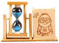 Песочные часы "Любовь рисовать", сувенирные, с карандашницей, 9.5 х 13.5 см, микс 1197347