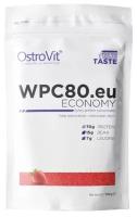 Сывороточный протеин OstroVit WPC80.eu Economy порошок 700 грамм, клубника