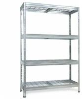 Стеллаж металлический AR Shelving Rivet Wire 1800x1200x450 мм 4 полки