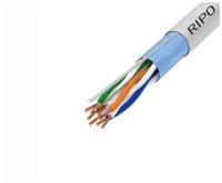 Кабель витая пара для локальной сети LAN FTP4 CAT5E 24AWG Cu RIPO 305 метров 001-122015