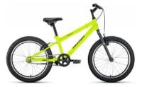 Велосипед 20" FORWARD ALTAIR MTB HT 1.0 (1-ск.) 2020-2021 (рама 10.5) яркий/зеленый/серый