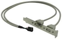 Планка портов в корпус ORIENT C086, 2xUSB2.0