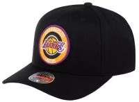 Бейсболка MITCHELL NESS арт. 6HSSFH21HW007-LALBLCK Los Angeles Lakers NBA (черный), размер ONE