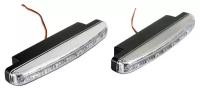 Ходовые огни "Вымпел DRL-L8 3528 SMD" (пласт. корпус, 8 диод) к-т 2шт