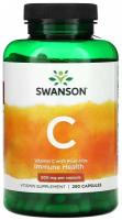 Swanson Vitamin C W/Rose Hips 500 mg 250 капс