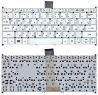 Клавиатура (keyboard) 9Z. N9RBW.10G для ноутбука Acer Aspire V5-122, V5-122P, V5-171, V5-132P, V3-331, V3-371, V3-372, E3-111, белая