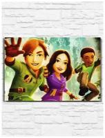 Картина по номерам на холсте игра Kinect Adventures (PS, Xbox, PC, Switch) - 9760 Г 30x40