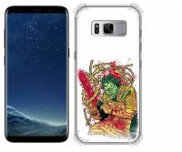 Чехол задняя-панель-накладка-бампер MyPads яркий мясник для Samsung Galaxy S8 SM-G9500 противоударный