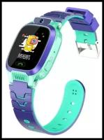 Детские умные часы Y79 KUPLACE/ Smart baby watch Y79 / Детские водонепроницаемые часы с GPS отслеживанием и функцией SOS, голубой