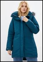 Парка женская на овчине DASTI Mont Blanc Aquamarine Wool Soft Touch Medium размер 46