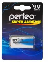 Батарейки Perfeo 6LR61/1SH Super Alkaline