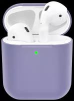 Силиконовый чехол Deppa для Apple AirPods Серая Лаванда арт.47061